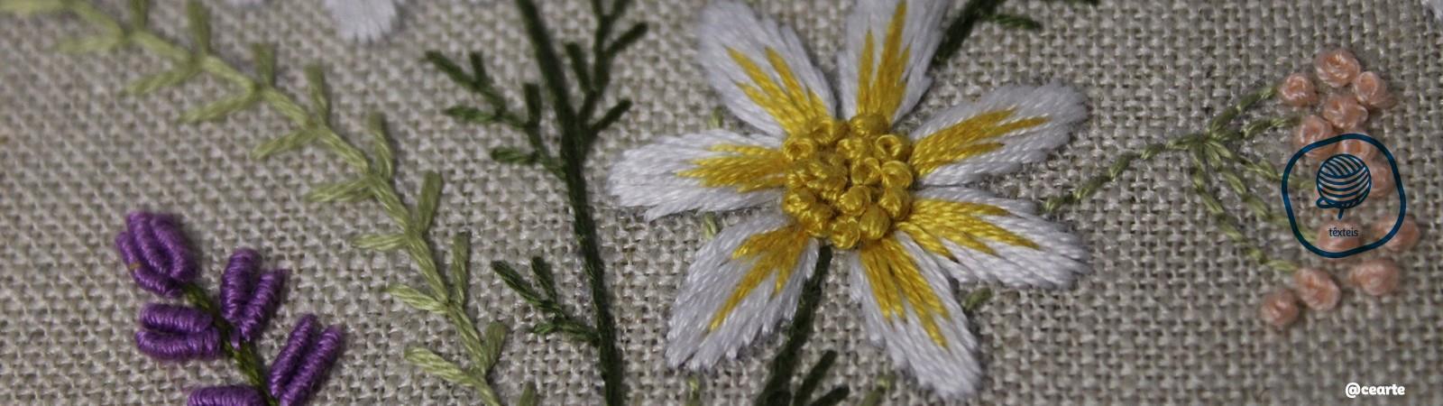 Continuação bordados à mão